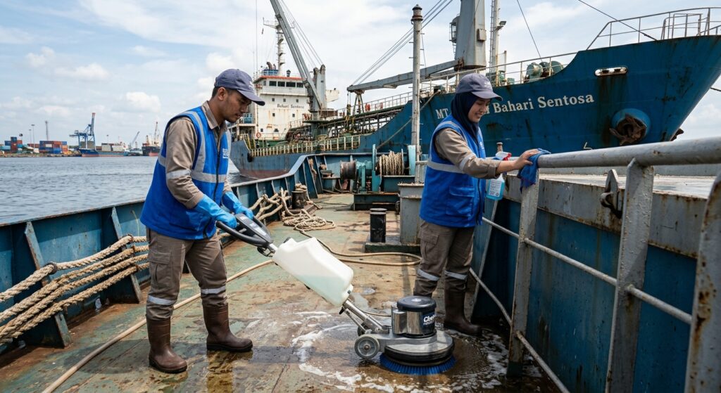 cleaning kapal